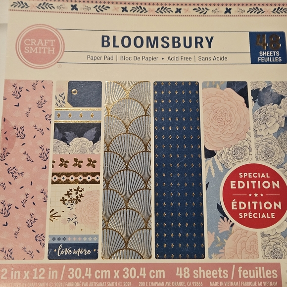 🦆2/$28+🦆Recollections 12 x 12 Paper Pad 48 Sheets - Picture 1 of 16